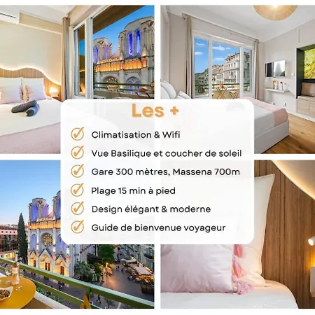 Vue Basilique Exceptionnelle - Cocon Cosy Et Luxe Apartmán Nice